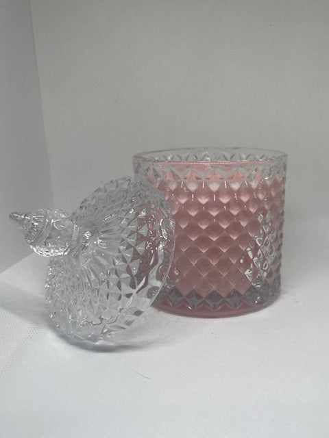 Glass container candle - Oh Baby