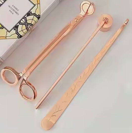 Candle Care Kit: Rose Gold