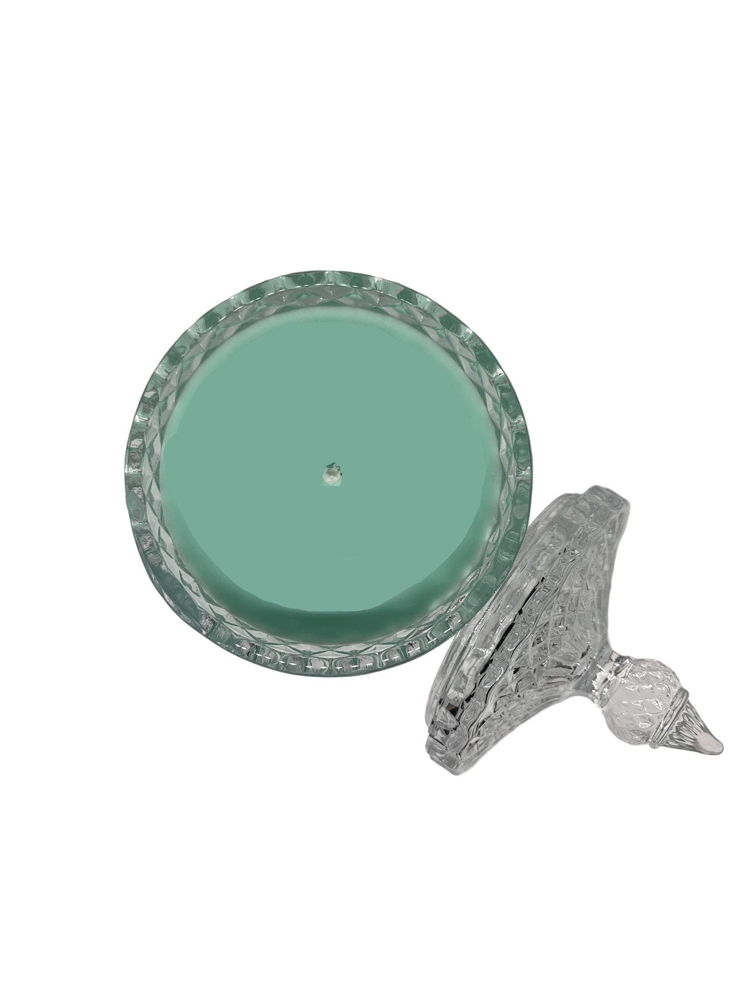 Glass Container Candle - Seafoam