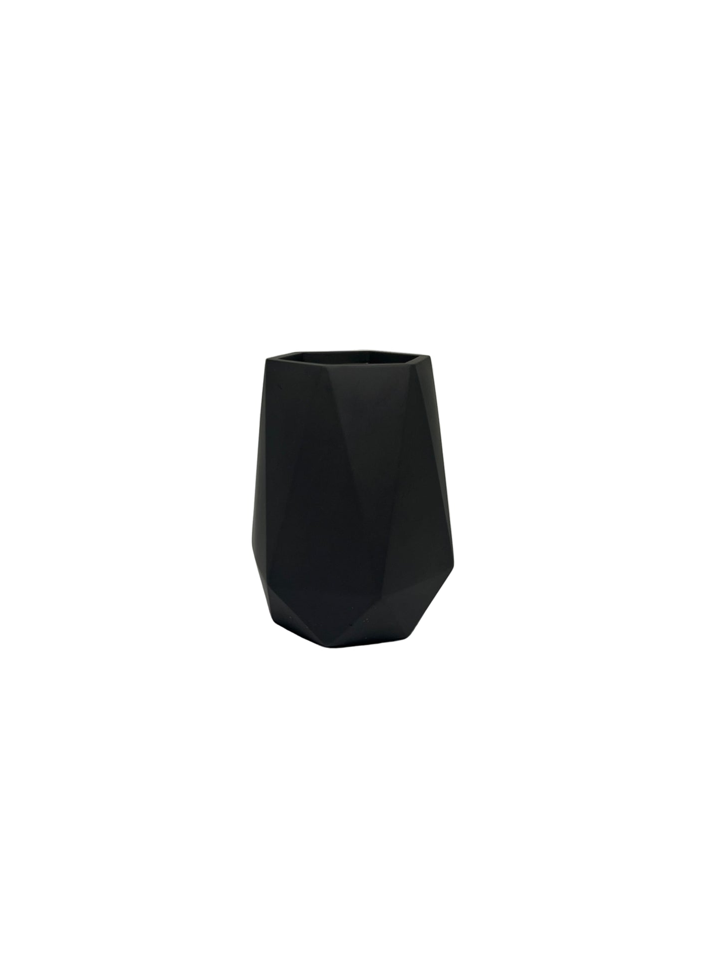 Geometric Vase - Black