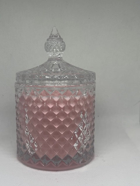 Glass container candle - Oh Baby