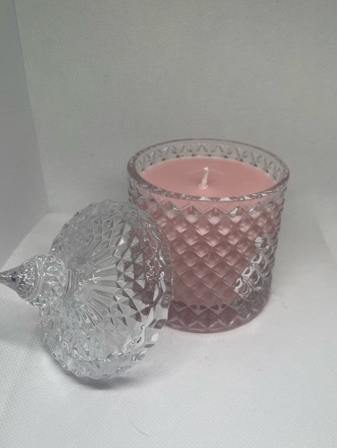 Glass container candle - Oh Baby